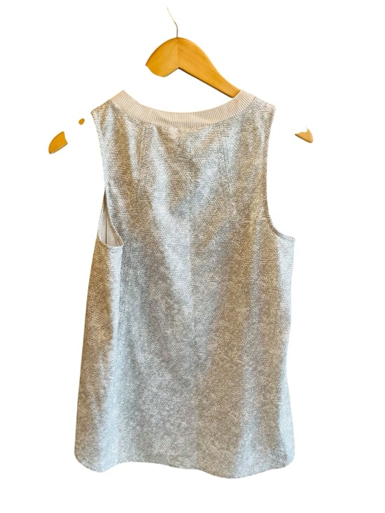 Athleta Zephyr Refined Tank Snakeskin Print Small Viper Reptile Cream - Picture 4 of 6